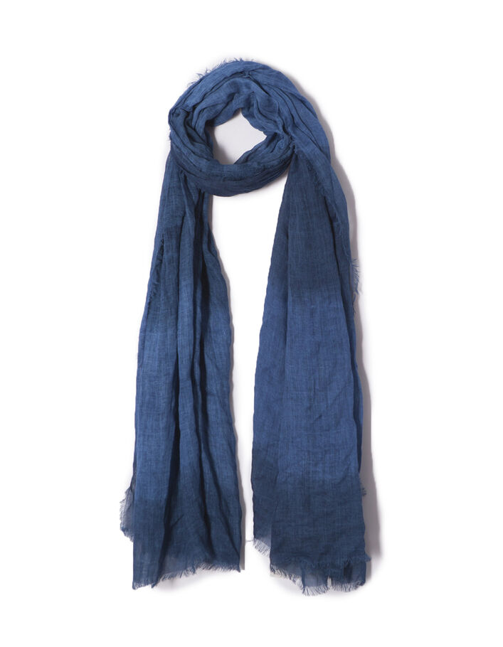 Men's blue scarf-1