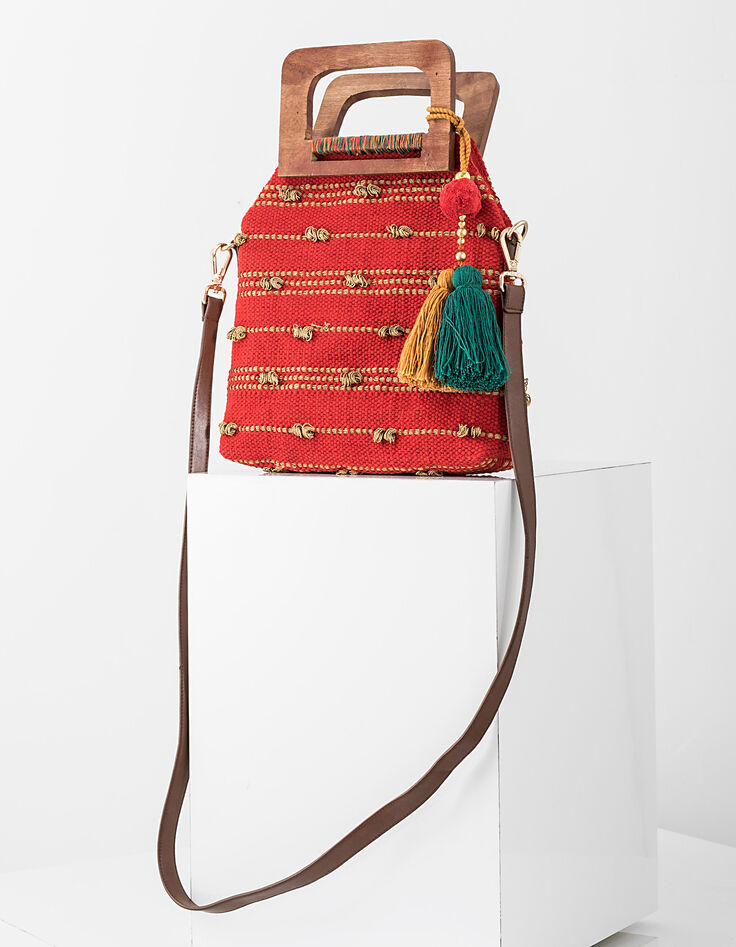 Bolso bandolera amapola tejido-2 Bolso bandolera amapola tejido-2