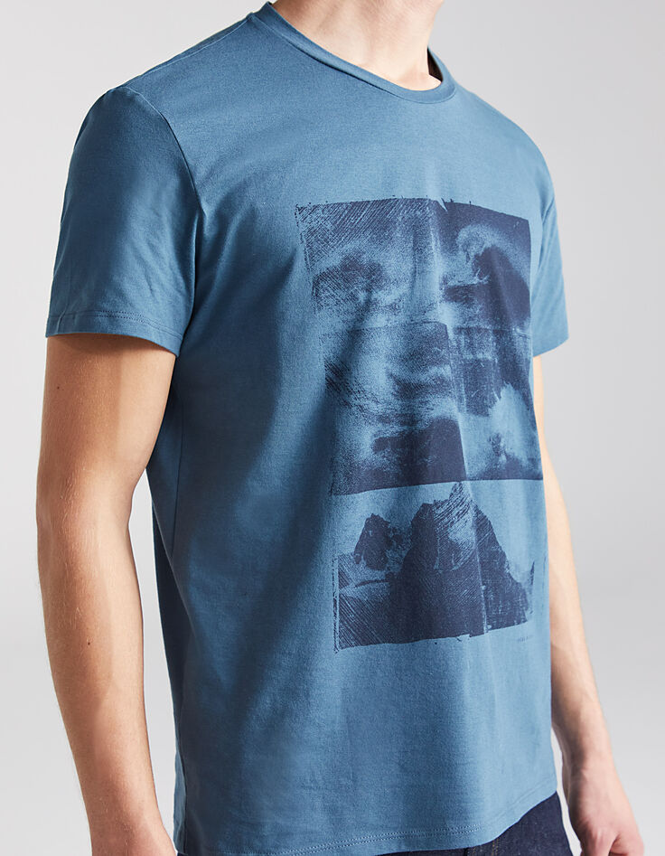 Men's’ glacier landscape T-shirt-4