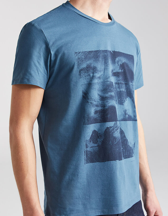 Tee-shirt glacier visuel paysage Homme - IKKS