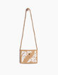 Sac pochette jaune claire façon paille fille-1