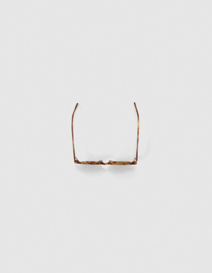 Lunettes solaires mixte écaille miel-8