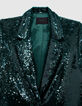 Malachiet blazer geheel in lovertjes Dames-7