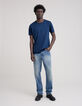 Camiseta de hombre de algod&oacute;n modal con mezcla de cobalto-2
