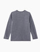 Camiseta gris jaspeado antracita visual k helado niño-4