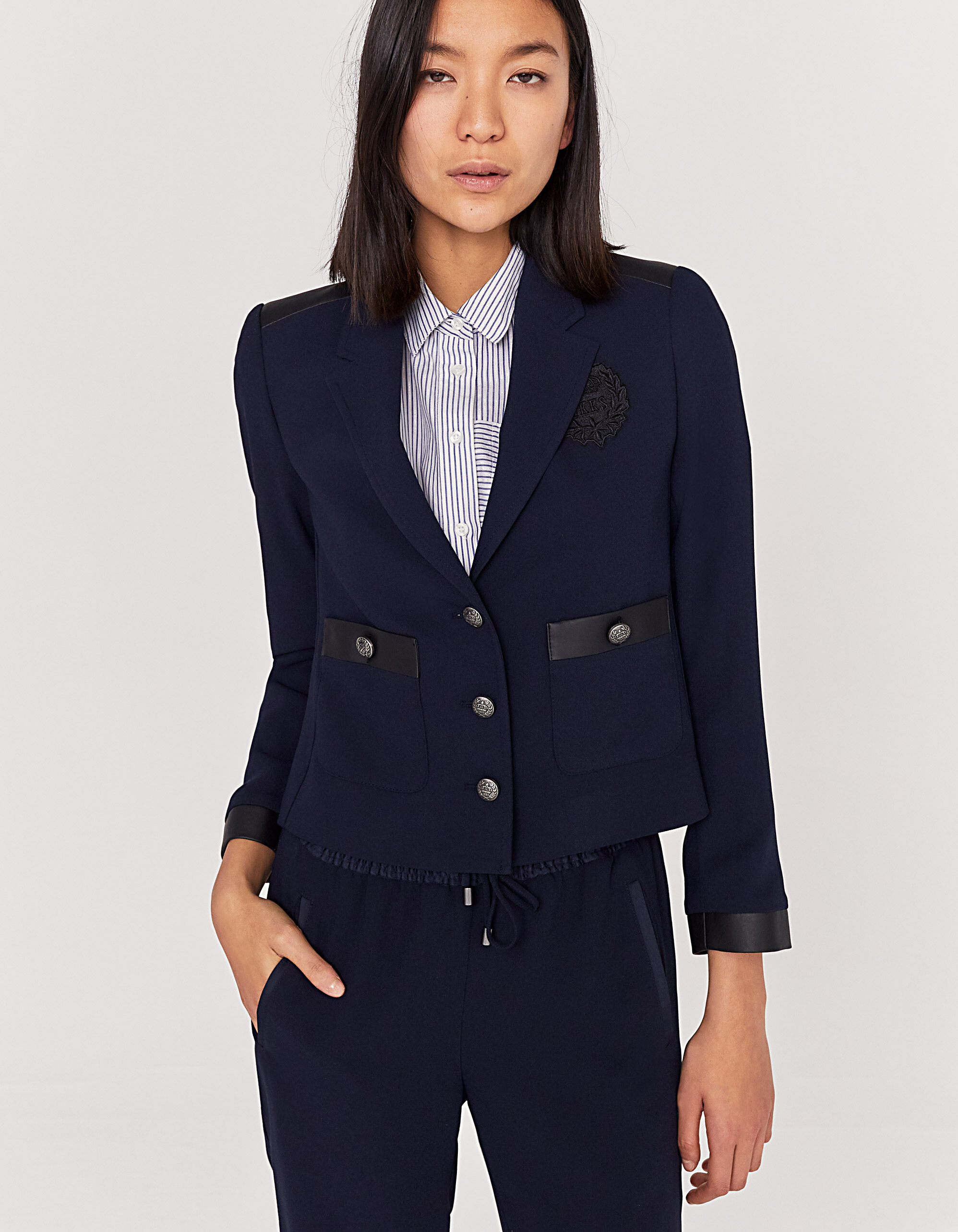 Navy women's outlet dress coat