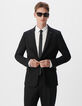 Americana SLIM negra punto Milano hombre-3