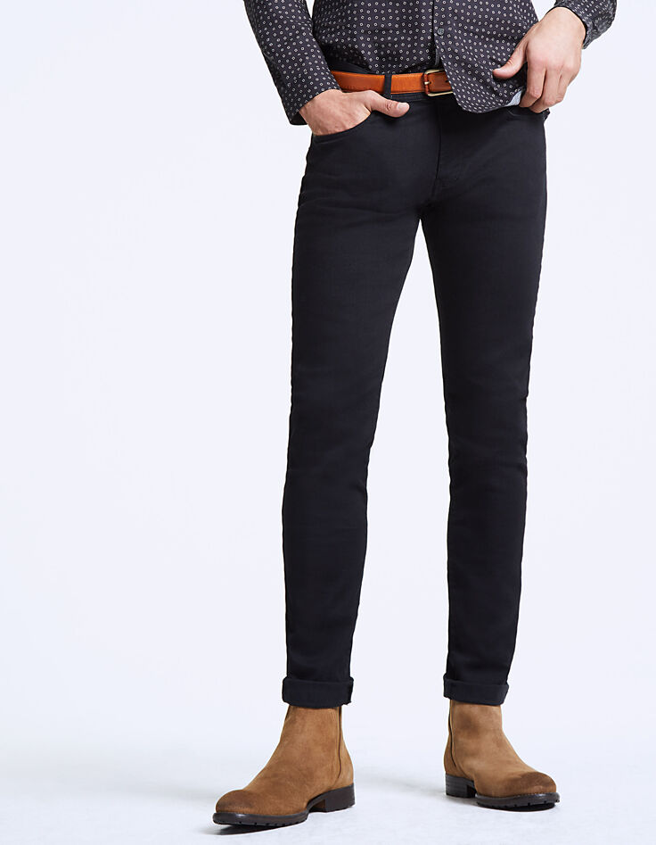 Men’s black skinny jeans-1