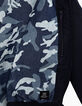 Marineblaue Jungenjacke mit Camouflagefutter-6