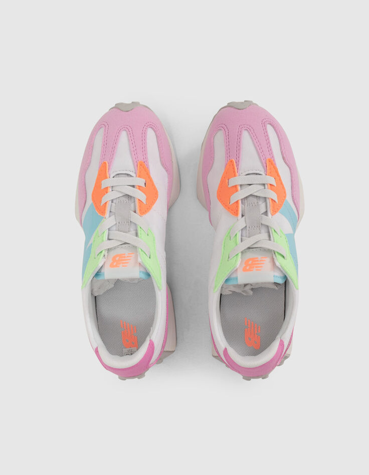 Pink New Balance 327 trainers-5