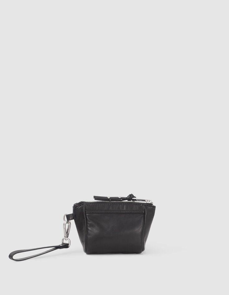 Mini estuche 1440 Toy Rock negro cuero mujer-3