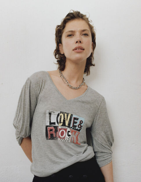 Damen-T-Shirt im Boxy-Schnitt aus EcoVero™-Viskose