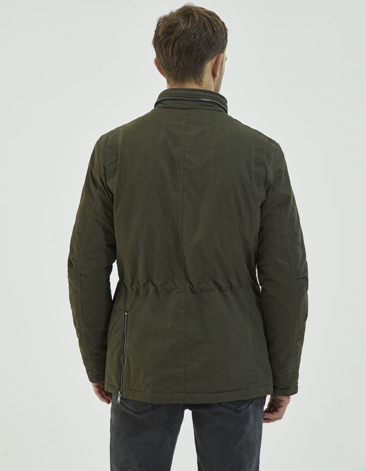 Men’s bronze multizip safari jacket-3