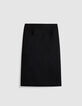 Jupe crayon noire Femme-7