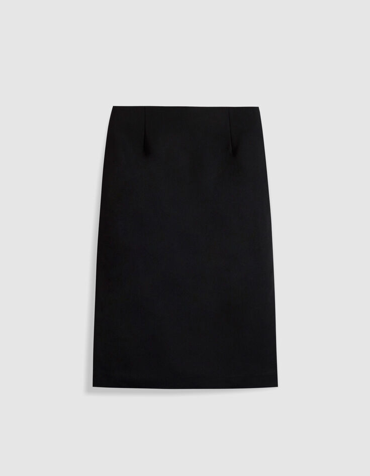 Jupe crayon noire Femme-7