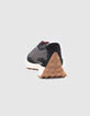 Baskets noires NEW BALANCE 327 Femme-3
