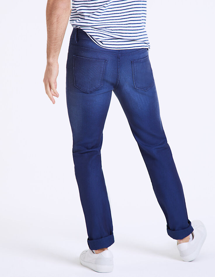 Indigoblauwe slim herenjeans Ashbury-4