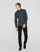 Camisa azul marino hombre-6