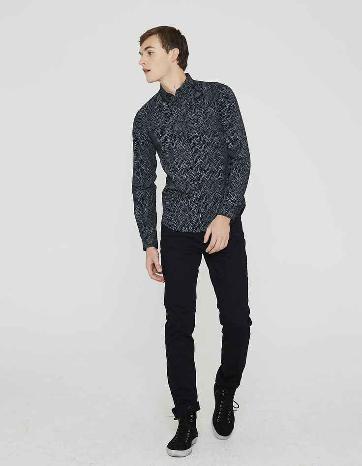 Camisa azul marino hombre-6