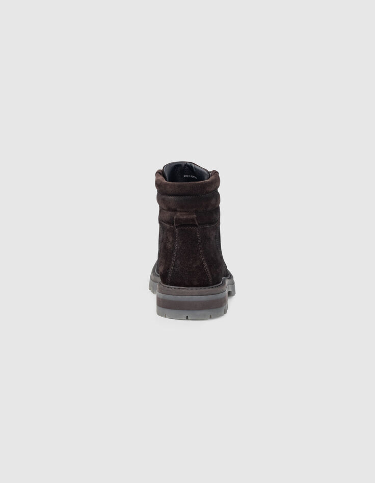 Botas chocolate oscuro ante montaña Hombre-3