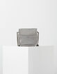 Women’s The Cameraboy silver smooth leather bag-3