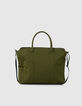 Bolso cab&aacute;s caqui acolchado espigas ni&ntilde;a-3