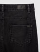 Zwarte flare jeans hoge taille dames-3