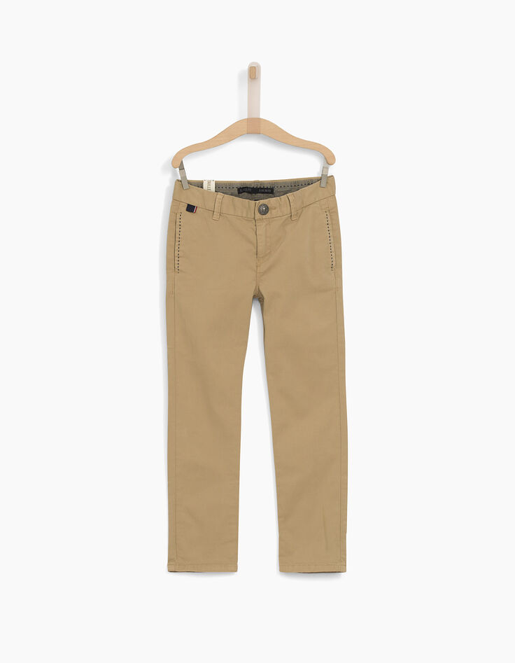Pantalon beige garçon-1