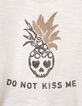 Baby girls’ ecru pineapple skull organic T-shirt-2