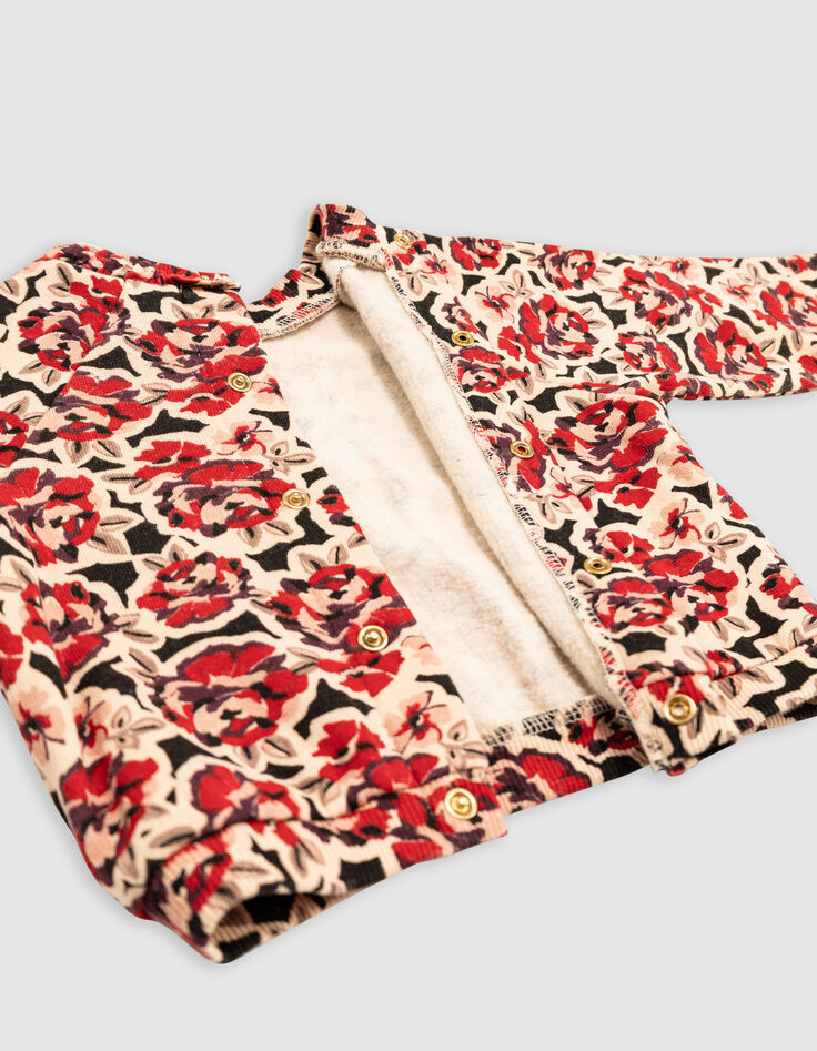 Sudadera negra maxi rosa beb&eacute; ni&ntilde;a-2