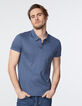 Polo stone jacquard chevrons Homme-2