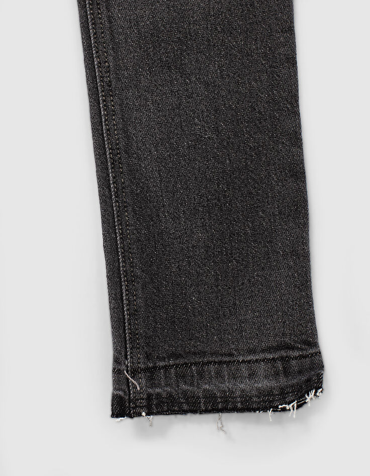 Jungen-Slim-Jeans mit Typoprint, Bio, in Black-Used-Optik -4 Jungen-Slim-Jeans mit Typoprint, Bio, in Black-Used-Optik -4