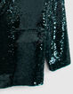 Malachiet blazer geheel in lovertjes Dames-4