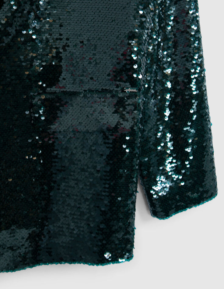 Malachiet blazer geheel in lovertjes Dames-4