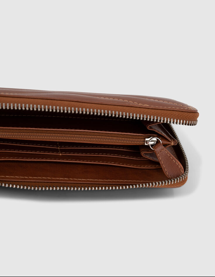 Cartera 1440 COMPAGNON NOISETTE acolchado espiga mujer-4