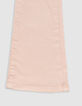 Vaqueros FLARE rosa waterless bolsillos parche ni&ntilde;a-4