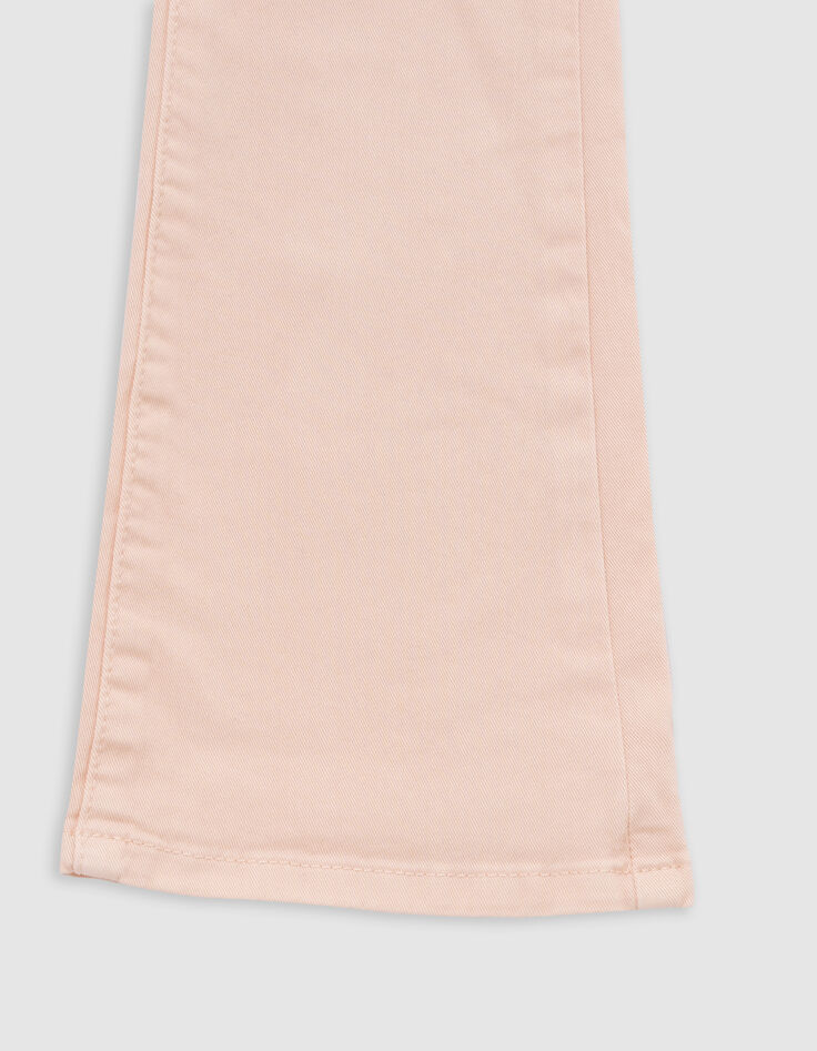 Vaqueros FLARE rosa waterless bolsillos parche ni&ntilde;a-4