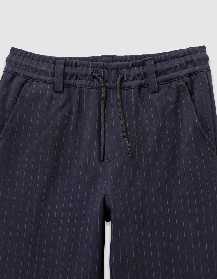 Pantalón jogger loose azul marino rayas tenis niño-5 Pantalón jogger loose azul marino rayas tenis niño-5