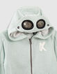 Vest aqua, kap met bril jongens-2