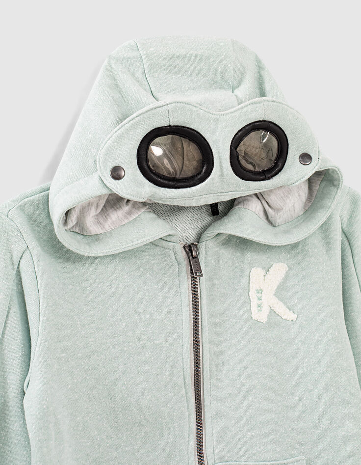 Vest aqua, kap met bril jongens-2