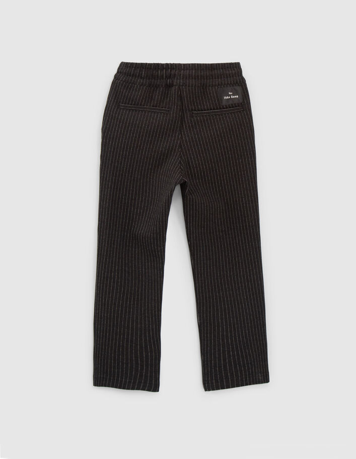 Grijze jogging pinstripes jongens-4
