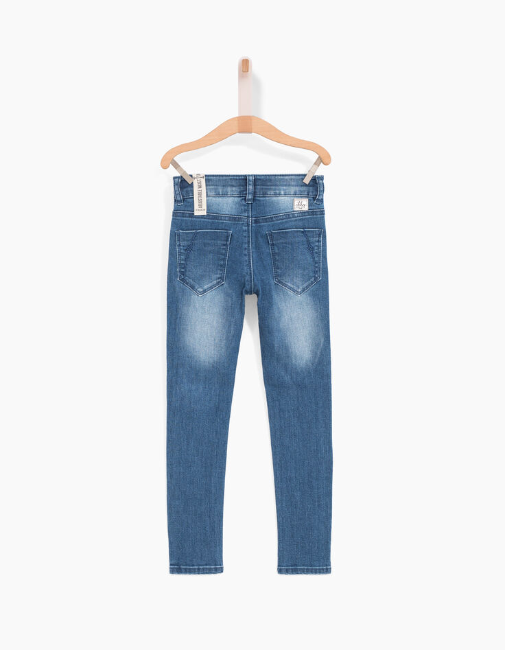 Girls' embroidery skinny jeans-3