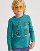 Groen T-shirt jongens -1