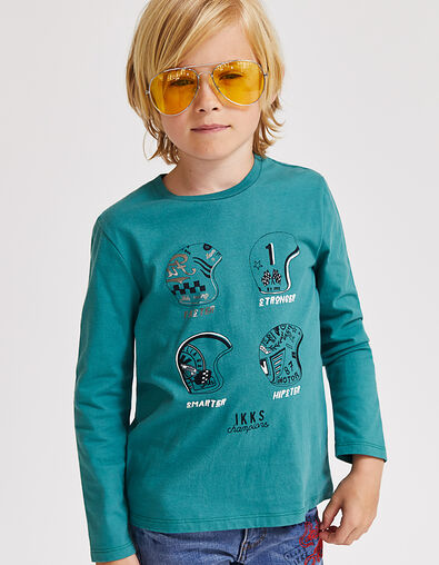 Groen T-shirt jongens  - IKKS
