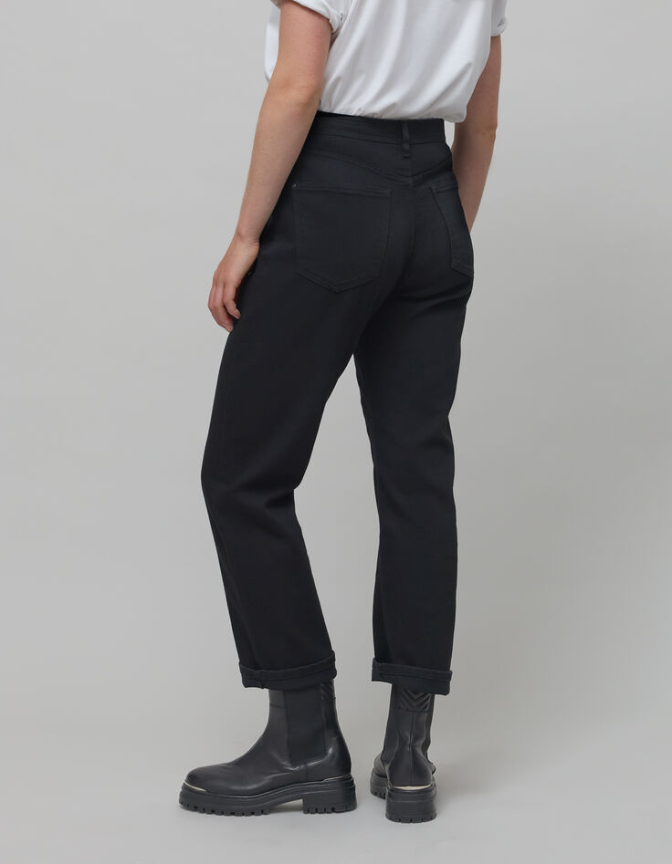 Slouchy zwarte denim jeans van katoen-3 Slouchy zwarte denim jeans van katoen-3