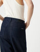 Lyocell&reg; Bruine jeans met wijde pijpen Dames-4