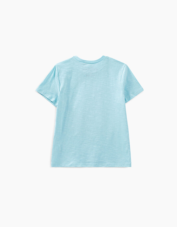 Tee-shirt turquoise rockeurs THE ROLLING STONES garçon -4