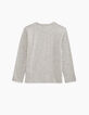 Tee-shirt gris chiné voiture vintage garçon -4