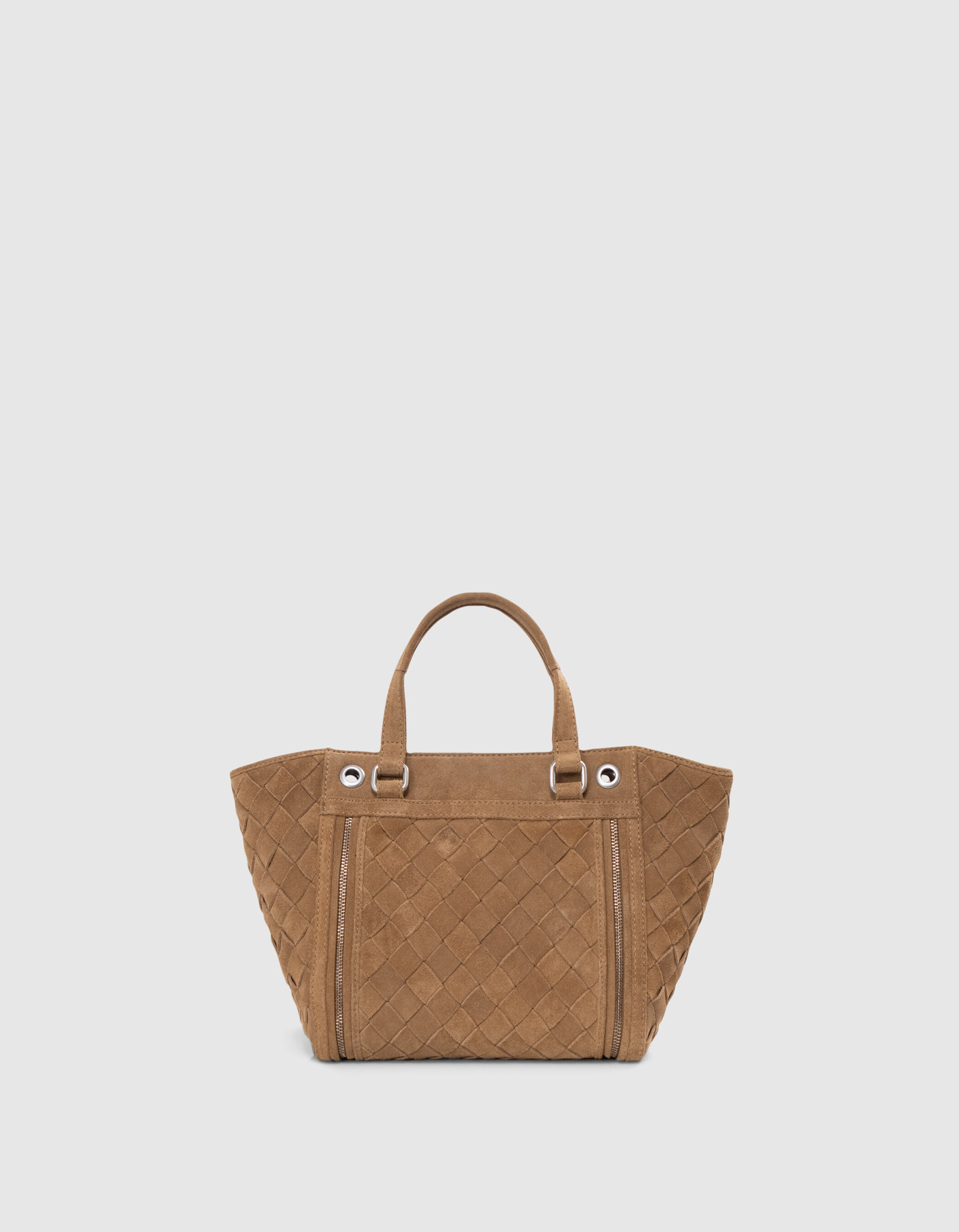 Women s sand suede Medium 1440 tote bag IKKS