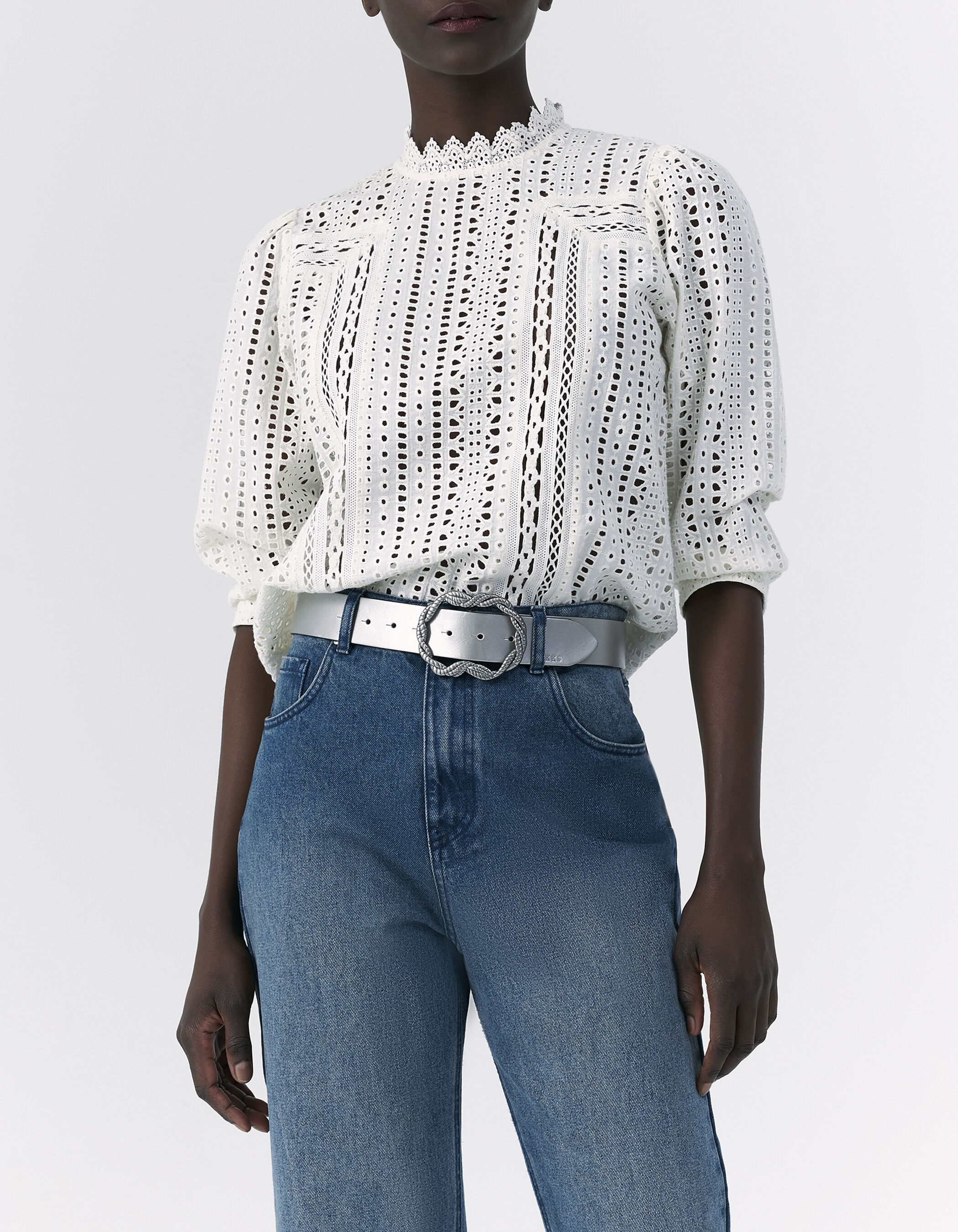 Blouse hot sale femme ecru